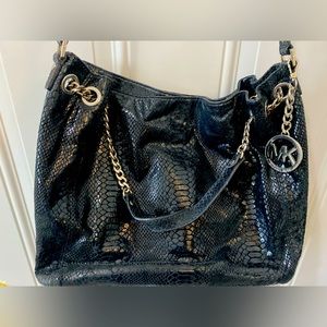 Michael Kors Black Leather purse